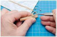 Taue vorr&uuml;bergehend als Bunsch zusamenlegen