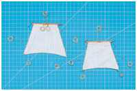 Gordings der Bramsegel