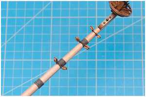 Zutakelung des Bugspriets