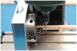 die Rohlinge der Untermasten und Stengen