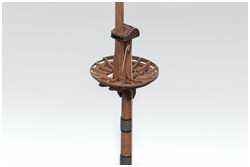 die Stenge ist ausgefahren und...