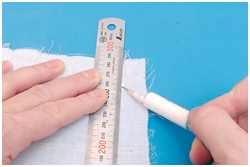 Zuschneiden der Segel