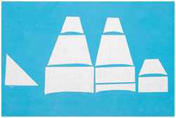 Zuschneiden der Segel