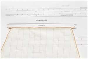 Zeichnungen der Rahen prüfen