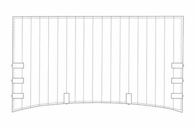 Segelschablone Großsegel