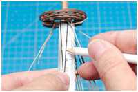 Wanten der Untermasten