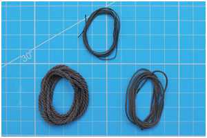 Taue mit Kabelschlag f&uuml;r die Stage