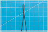 Bekleiden der vorderen Wanten und Augen f&uuml;r den Masttopp