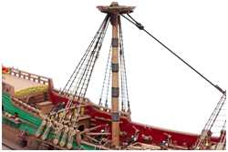 Webeleinen am Gro&szlig;mast