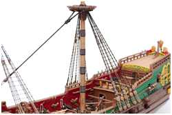 Webeleinen am Gro&szlig;mast