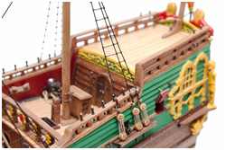 Webeleien am Besanmast