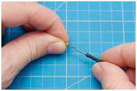 Leitkauschen an den Wanten