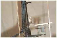 Mast mit den Topplichtern (typisch und nur bei Schleppern sind drei Toplichter, die je nach L&auml;nge des Schleppzuges geschalten werden)