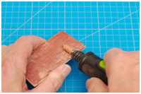 Herstellung der Räder und Einsetzen der Radsplinte