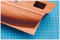 Totholz repariert mit Furnier