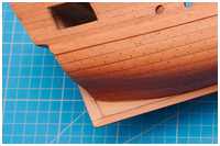 Totholz repariert mit Furnier