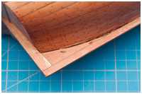 Druckstellen im achteren Totholz