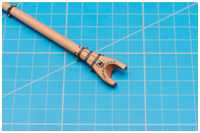 halbrunder Metallbeschlag