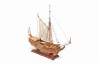 Gaffelsegel aufgeriggt