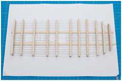 Decksbalken der Unterdeckskonstruktion