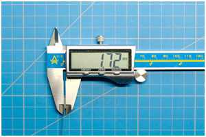 Dicke der Kalfaterung ermitteln