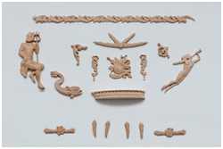 Seitenwand des Pavillons und Erker