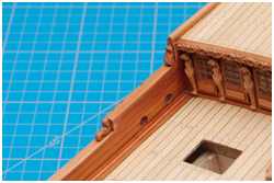 Dekor am und auf dem Setzbord