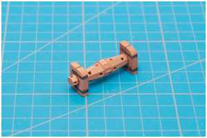 Spillköpfe an den Außenseiten