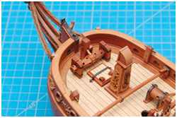 das Bratspill an seinem Platz