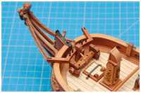 Kranbalken und Spillbeting