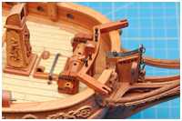 Kranbalken und Spillbeting