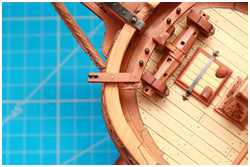 Klampe für Ankerrüstleine