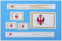 Flaggen mit dem Kurbrandenburgischen Adler