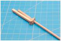 Stockpfosten, Eselshaupt und Flaggenmast