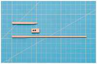 Stockpfosten, Eselshaupt und Flaggenmast