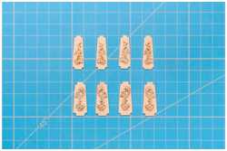 Zierplatten der Kaminwände