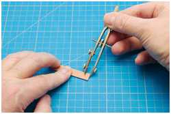 Mitte der Stückpforten ermitteln