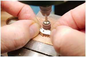 Schleifen der Unterseite