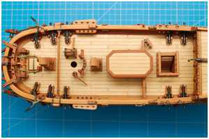 Deck probeweise bestückt