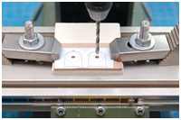 Sacklöcher für die Trommelachse