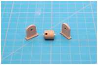 die Einzelteile der Mastwinde