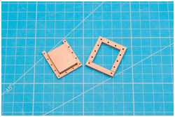 Handlauf kleben und Löcher für die Geländerstützen bohren