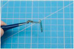 Einzelteile des Stevenkopfbeschlags