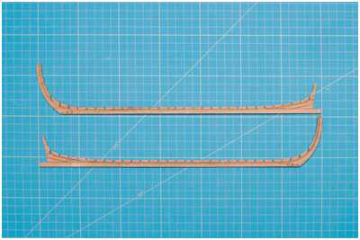 zweiteiliger Kiel aus dem Baukasten