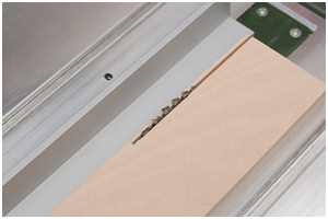 aus Brettchen Planken zusägen