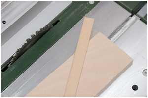 aus Brettchen Planken zusägen