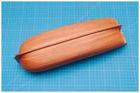 der Rumpf ist komplett geschliffen