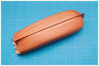 der Rumpf ist komplett geschliffen