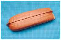 der Rumpf ist komplett geschliffen