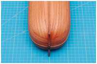 der Rumpf ist komplett geschliffen